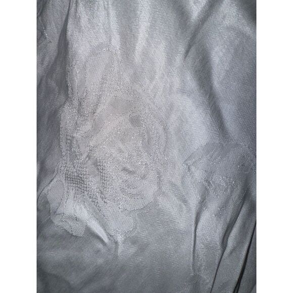 Alice + Olivia white Jacquard style drape camisole Cupro viscose blend small - Picture 2 of 8